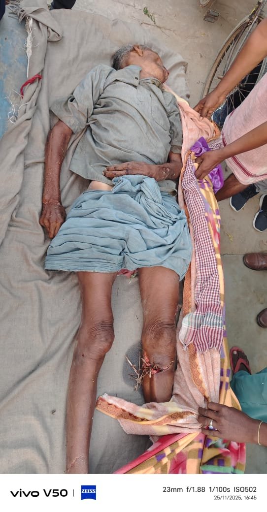 खेत देखने जा रहे पैसेंजर की चपेट में आने वृद्ध की मौत 